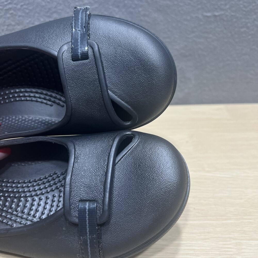 Crocs Loafer Crocband 2.5 Black Slip On Adjustable Strap Comfort Womens Size 7 - Picture 6 of 10